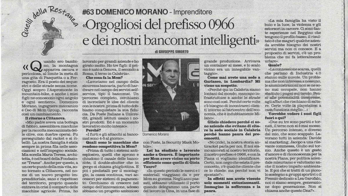 Quelli della Restanza - Domenico Morano